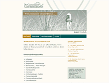 Tablet Screenshot of naturheilpraxis-cornelissen.de